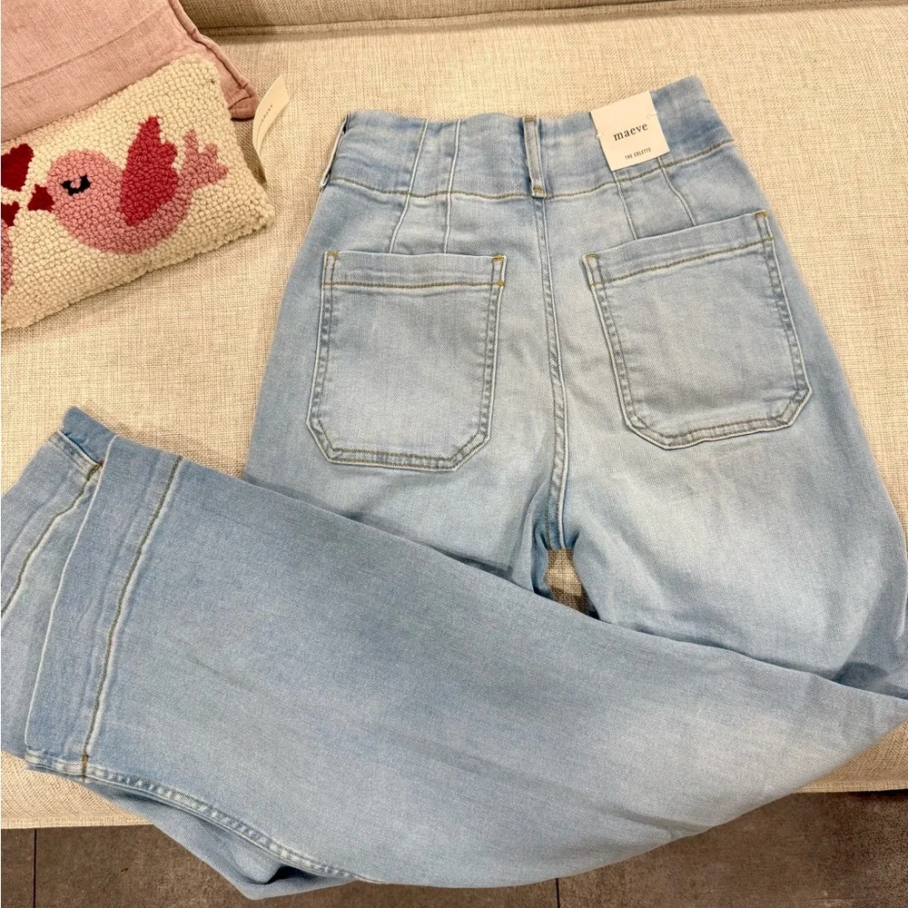 Anthropologie Maeve Colette Crop in Tall, 29" inseam - Picture 2 of 3